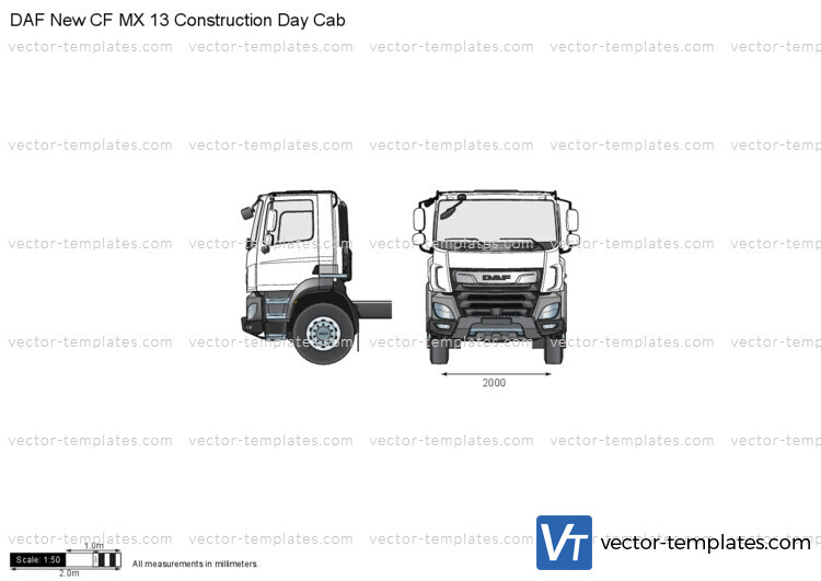 DAF New CF MX 13 Construction Day Cab