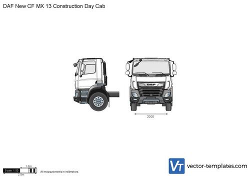 DAF New CF MX 13 Construction Day Cab