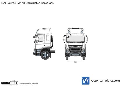 DAF New CF MX 13 Construction Space Cab