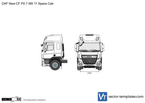 DAF New CF PX 7 MX 11 Space Cab