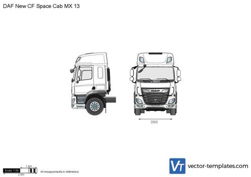 DAF New CF Space Cab MX 13