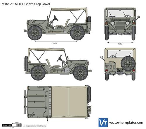 M151 A2 MUTT Canvas Top Cover