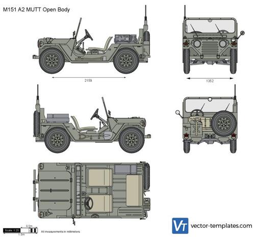 M151 A2 MUTT Open Body