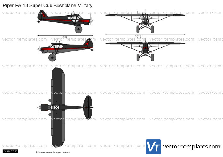 Piper PA-18 Super Cub Bushplane Military