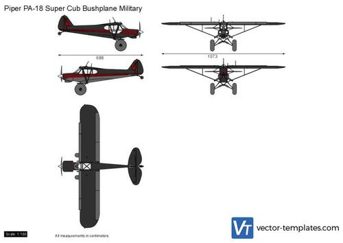 Piper PA-18 Super Cub Bushplane Military