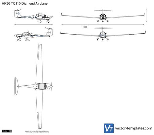 HK36 TC115 Diamond Airplane