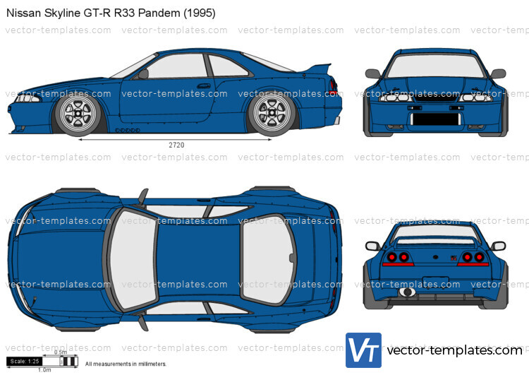 Nissan Skyline GT-R R33 Pandem