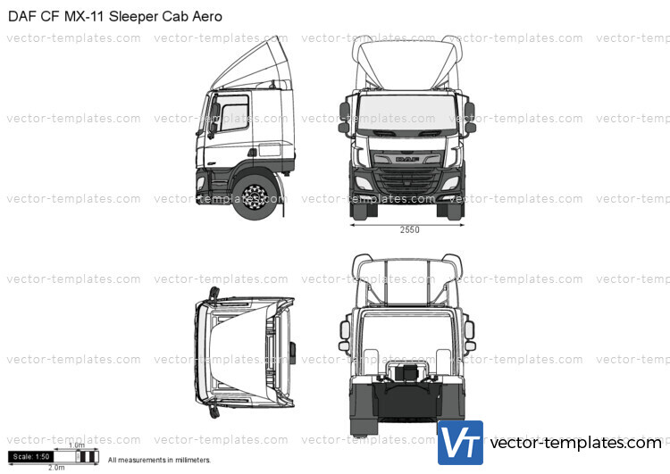 DAF CF MX-11 Sleeper Cab Aero