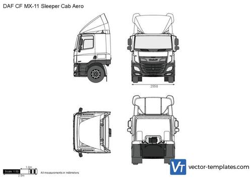 DAF CF MX-11 Sleeper Cab Aero