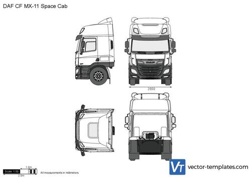 DAF CF MX-11 Space Cab