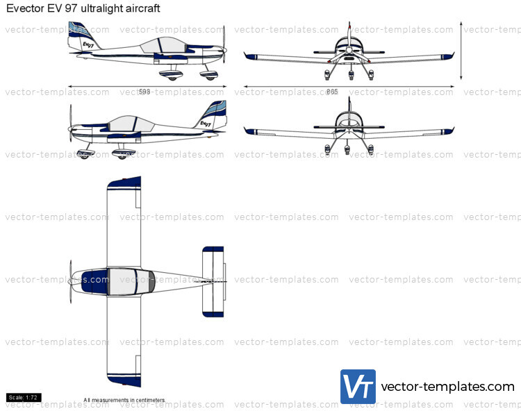 Evector EV 97 ultralight aircraft