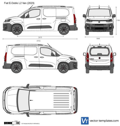 Fiat E-Doblo L2 Van