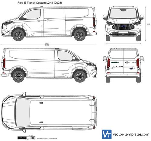 Ford E-Transit Custom L2H1