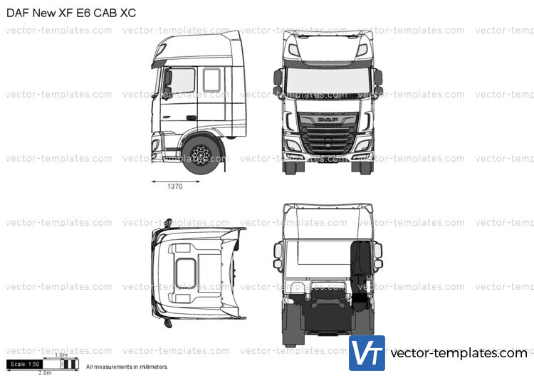 DAF New XF E6 CAB XC