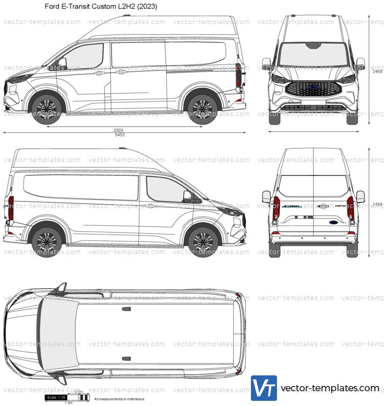 Ford E-Transit Custom L2H2