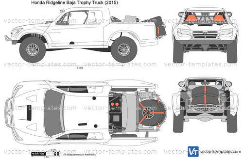 Honda Ridgeline Baja Trophy Truck