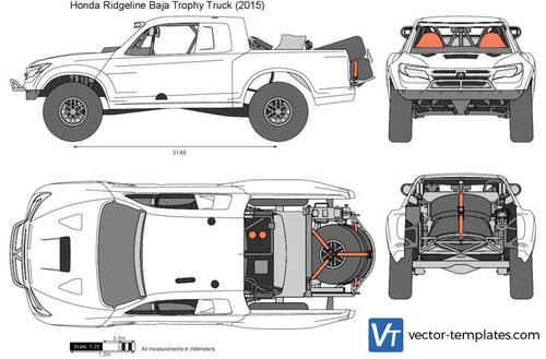 Honda Ridgeline Baja Trophy Truck