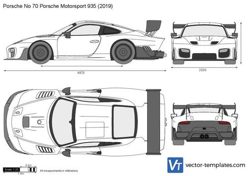 Porsche No 70 Porsche Motorsport 935