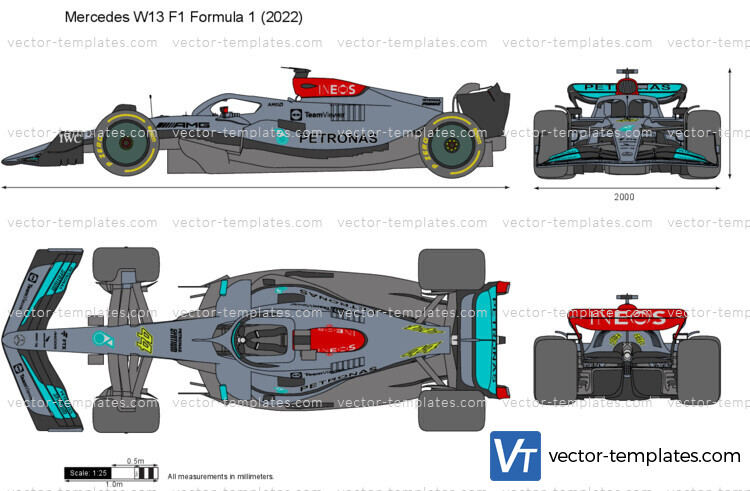 Mercedes W13 F1 Formula 1