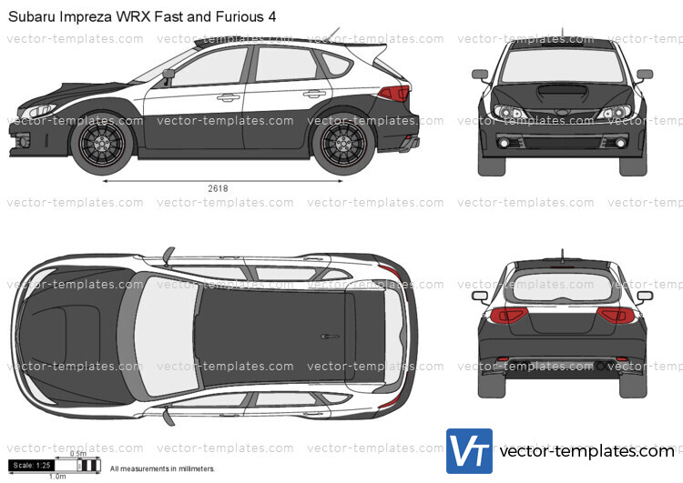 Subaru Impreza WRX Fast and Furious 4