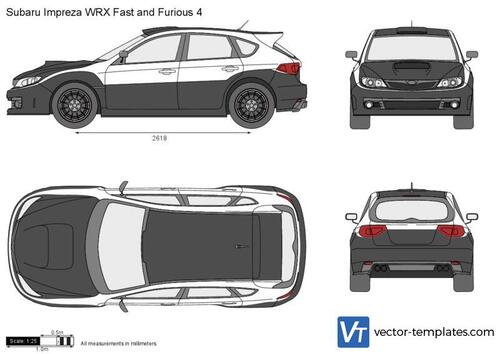 Subaru Impreza WRX Fast and Furious 4