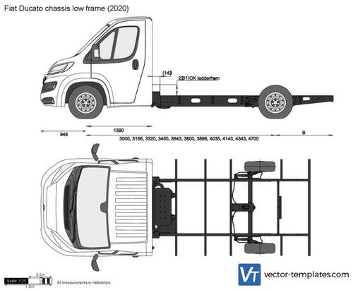 Fiat Ducato chassis low frame