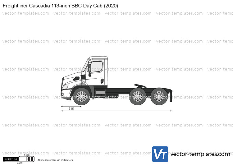 Freightliner Cascadia 113-inch BBC Day Cab