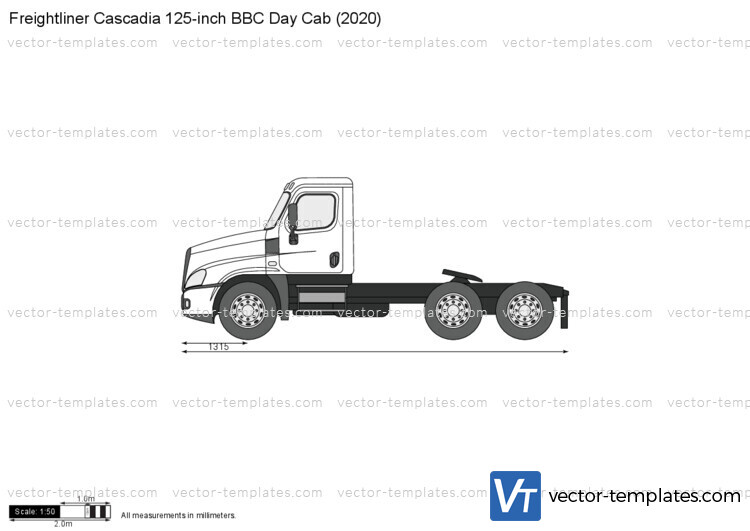 Freightliner Cascadia 125-inch BBC Day Cab