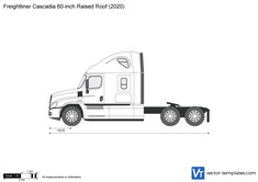 Freightliner Cascadia 60-inch Raised Roof