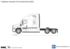 Freightliner Cascadia 72-inch Raised Roof