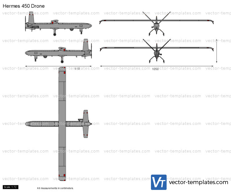 Hermes 450 UAV Drone