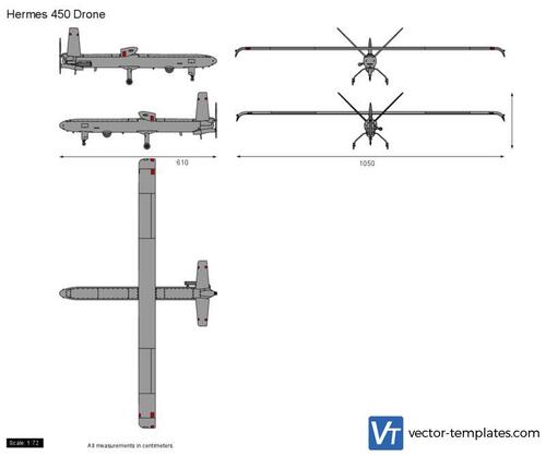 Hermes 450 UAV Drone