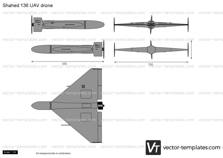 Shahed 136 UAV drone