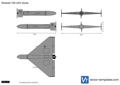 Shahed 136 UAV drone