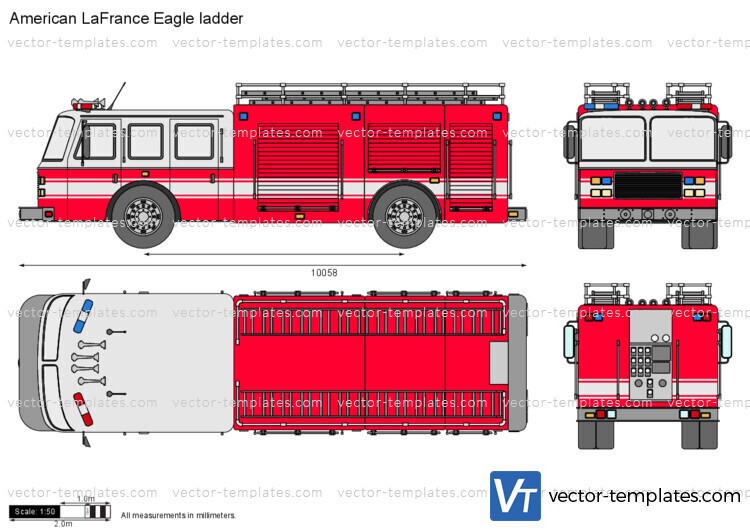 American LaFrance Eagle ladder