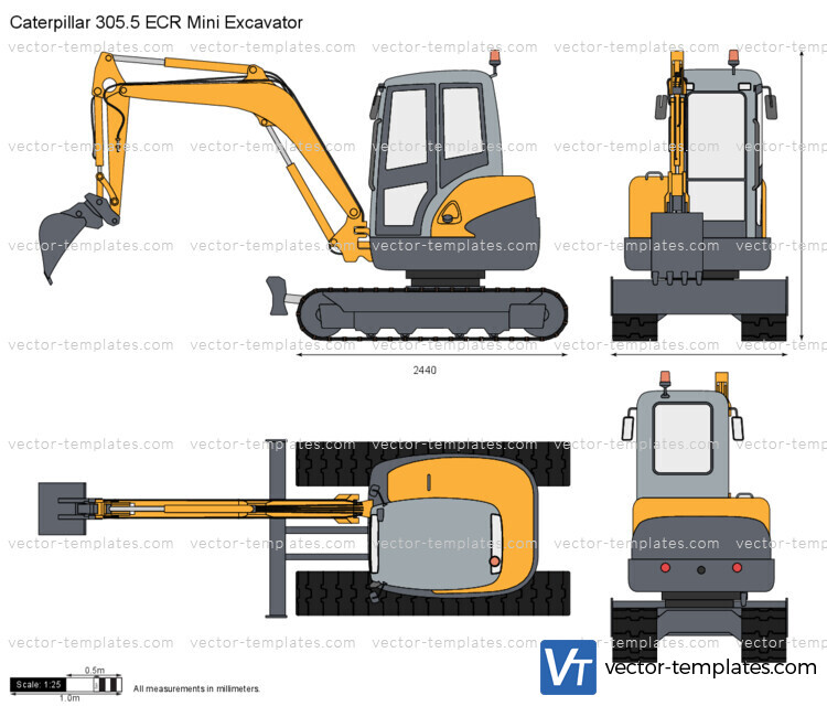 Caterpillar 305.5 ECR Mini Excavator