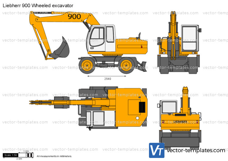 Liebherr 900 Wheeled excavator