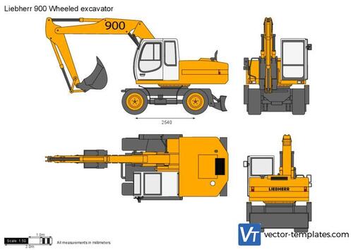 Liebherr 900 Wheeled excavator