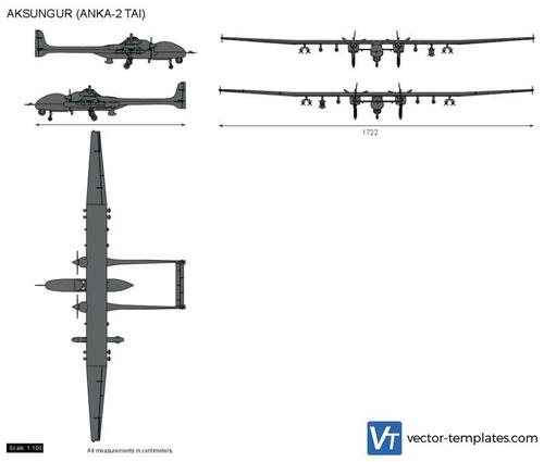 AKSUNGUR (ANKA-2 TAI) UAV drone