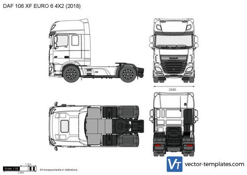 DAF 106 XF EURO 6 4X2