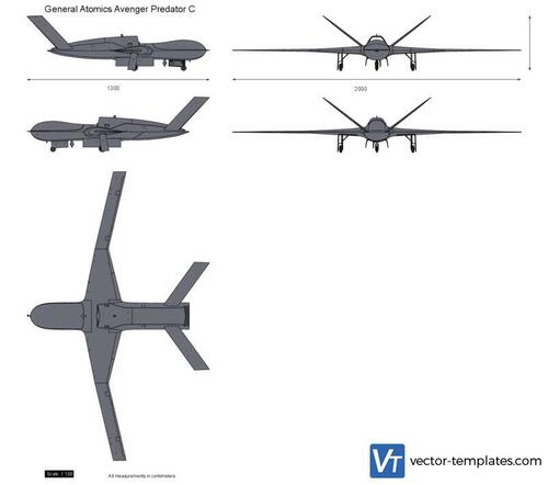 General Atomics Avenger Predator C UAV Drone