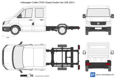 Volkswagen Crafter CR35 Chassis Double Cab LWB