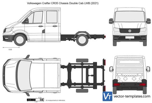 Volkswagen Crafter CR35 Chassis Double Cab LWB