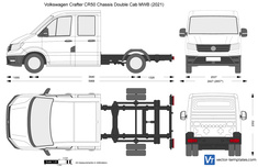 Volkswagen Crafter CR50 Chassis Double Cab MWB