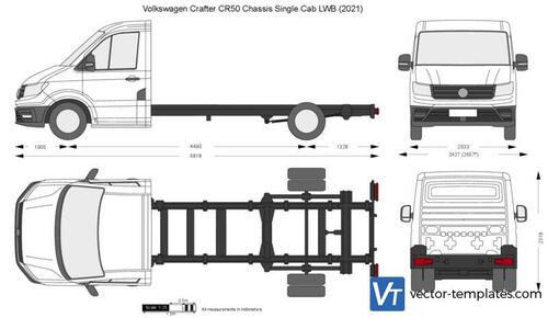 Volkswagen Crafter CR50 Chassis Single Cab LWB