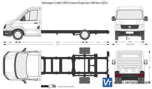 Volkswagen Crafter CR50 Chassis Single Cab LWB Maxi