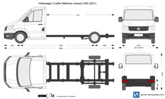 Volkswagen Crafter flatframe chassis LWB