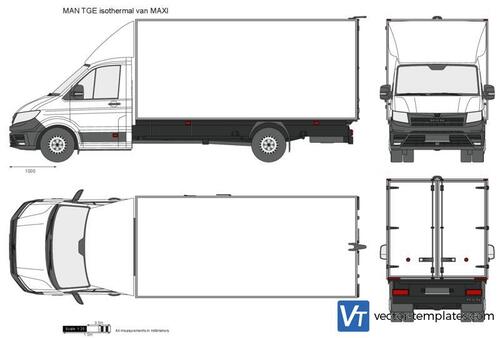 MAN TGE isothermal van MAXI