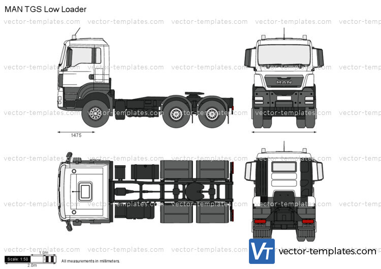 MAN TGS Low Loader