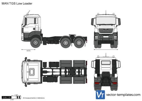 MAN TGS Low Loader